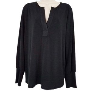 BANANA REPUBLIC Black Pullover Blouse Shirt Women's L
